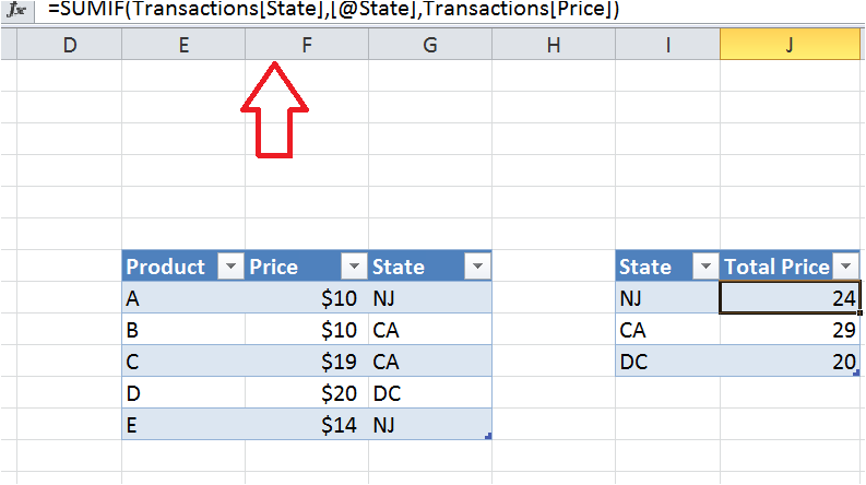Excel Tips - Tables and Structured References - Excel TV