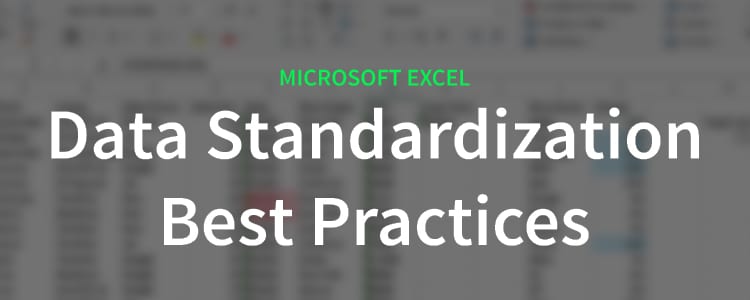 Data Standardization Best Practices