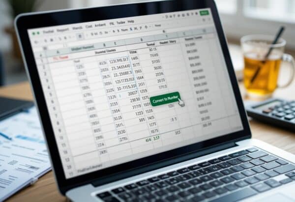 Excel Convert Text to Number