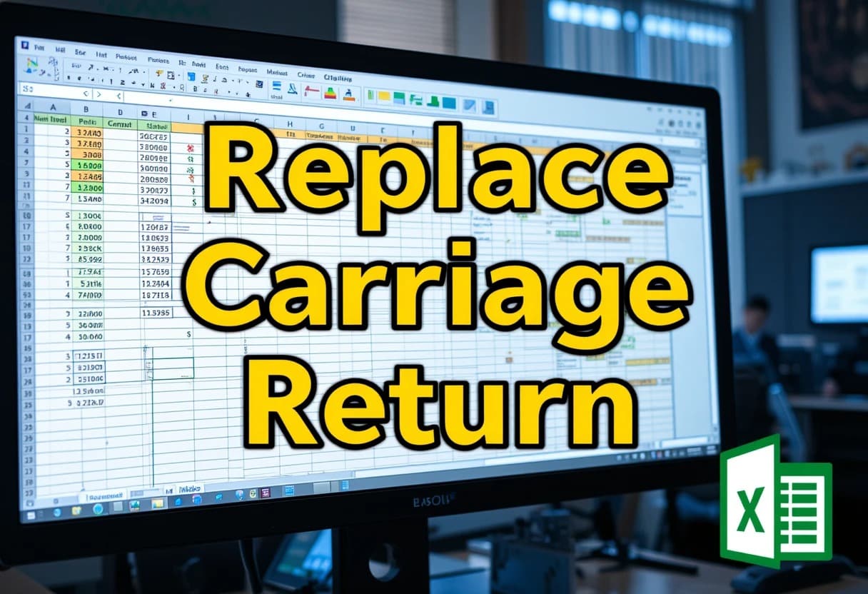 Excel Replace Carriage Return