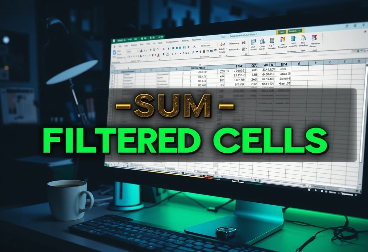 Excel SUM Formula for Filtered Cells