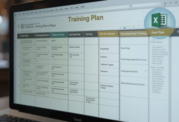 Excel Training Plan Template