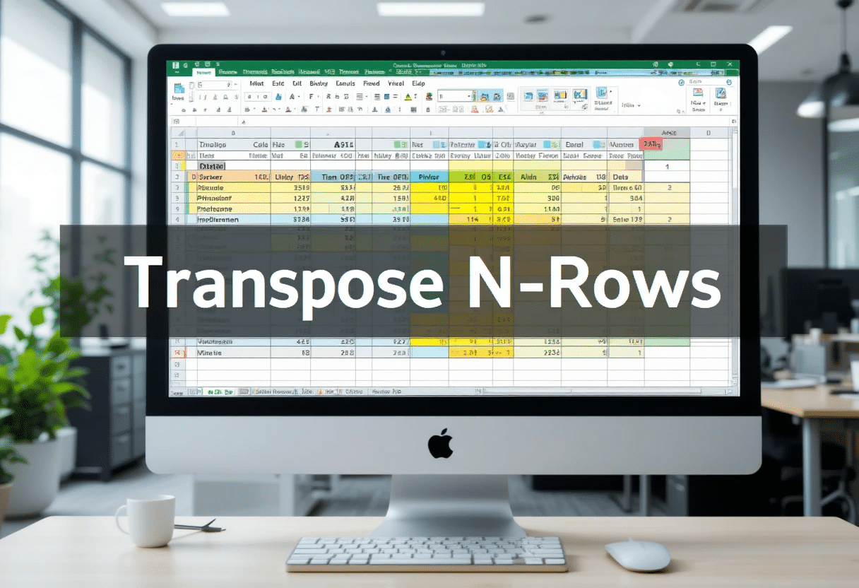 Excel Transpose Every N Rows