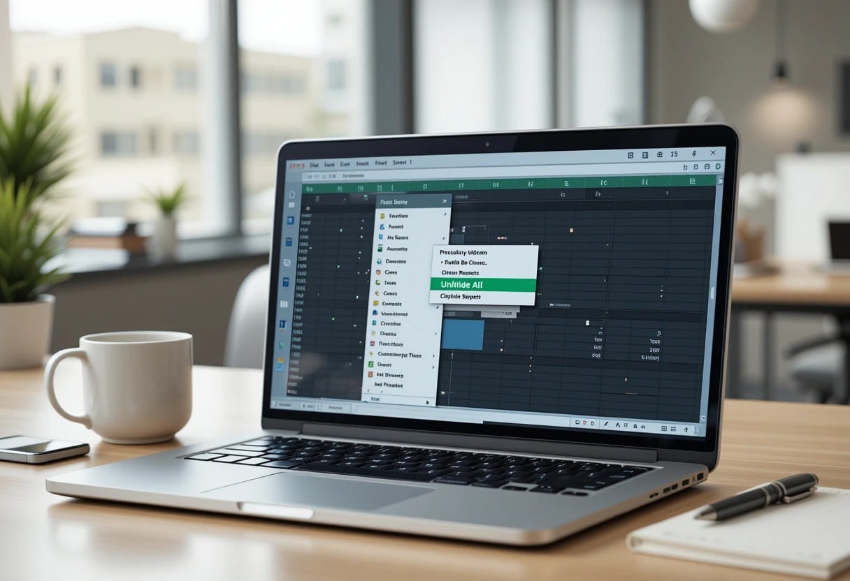 Excel Unhide All